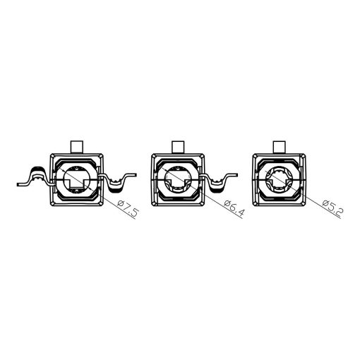 RJ45 stik Cat6a UTP - FM Sikring